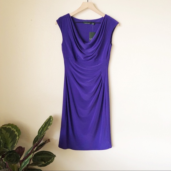 Ralph Lauren Dresses & Skirts - Ralph Lauren | Hydrangea Ruched Dress